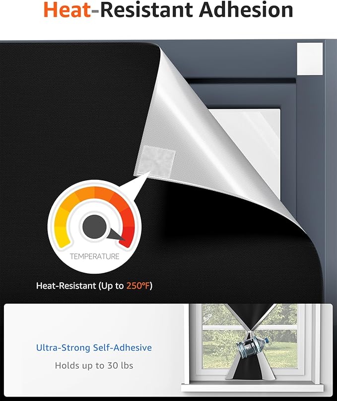 Sumobaby Blackout Curtains for Bedroom 96"x70"Portable Black Out Window Cover with Heat-Resistant Hook&Loop Tape,100% Blackout Shades No Drill Blinds for Windows DIY Cut Fit for Nursery,TV Room(Black)