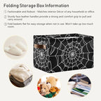 Storage Basket Storage Bins Organizer Bag Collapsible Closet Shelf Baskets Cube with handle for Baby Cloth Pet Toy Book 14.2×10.2×8.3 IN