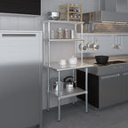 AmGood Double OverShelf Stainless Steel NSF - Many (30" Long x 12" Deep)