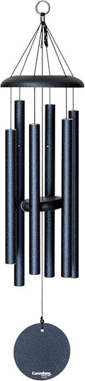 Corinthian Bells by Wind River – 30 inch Midnight Blue Wind Chime for Patio, Backyard, Garden, and Outdoor Decor (Aluminum Chime) Made in The USA