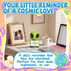 Unique Crochet Alien Decor Gift for Boyfriend, Girlfriend, Anniversary, Valentine's Day, Birthday, Christmas Funny Romantic Gifts for Him Her to My Love Presents