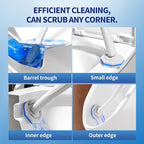 Disposable Toilet Brush Cleaning System, Two Sets of Wands and 60p Refills Pads Replacement Heads, Wall Mounted Toliet Stick Wand Starter Kit Bathroom Maintenance, Toilet Bowl Cleaner Holder