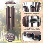 Personalized Memorial Wind Chime, Metal Wind Chime Deep Tone, Wind Chimes for Loss of Loved One, Sympathy Gift Loss of Mom Dad or Loved One, Decorative Wind Chimes Outdoor