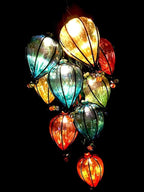 11FT Multicolor String Lights with 10 Bulbs, UL Listed Connectable Waterproof Decorative LED Lights Hanging for Backyard Patio, Indoor/Outdoor for Christmas Wedding Party Festival Lighting