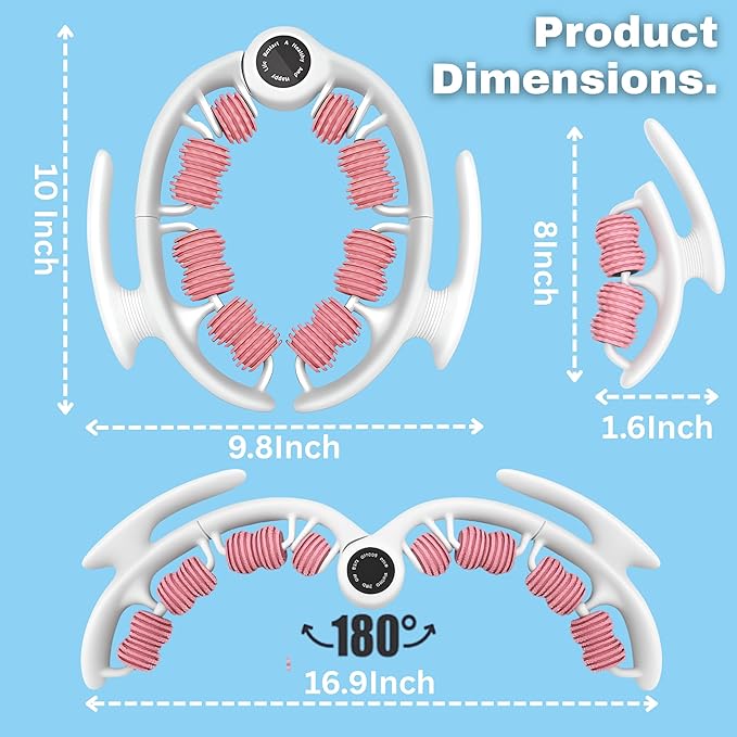 Anti Cellulite Roller - Lymphatic Drainage Massager, Cellulite Massage Tool, Fascia Blaster for Contoured, Tool for Sore Arms, Legs, Stomach & Buttocks