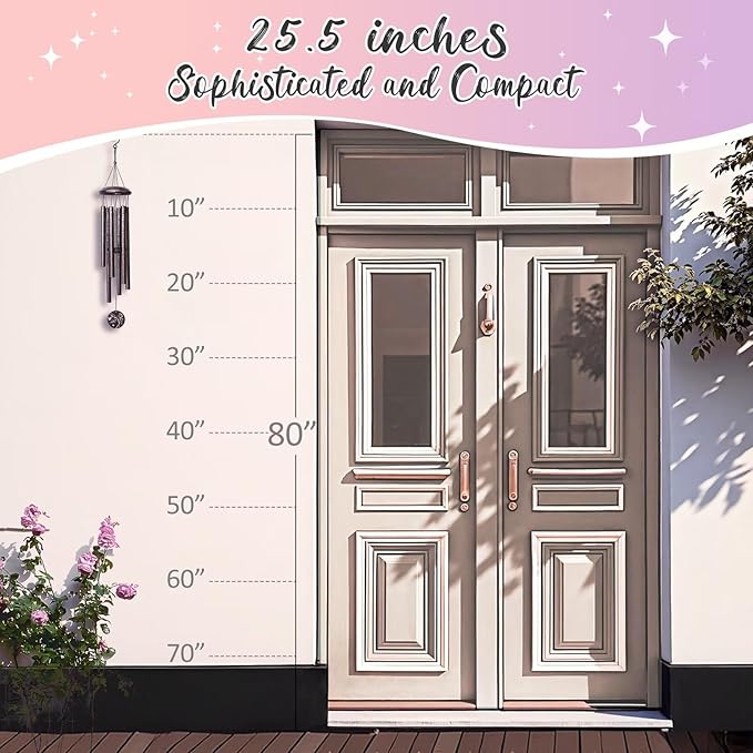 Gifts for Nana, 25''Wind Chimes, Birthday Gift for Nana from Grandkids, Mothers Day, Thanksgiving, Christmas Day Gifts Ideas for Love Reminder