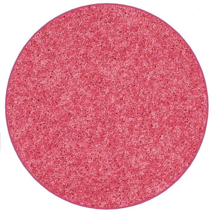 KOECKRITZ Soft and Colorful Kids Classroom Area Rugs (Passes Flammability Pill Test) Many Sizes and Bright Colors to Select from (11' Round, Glamour)