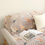 UKELER Flannel Sherpa Throw 80'' x 60''- Cute Colorful Owl Design Soft Plush Flannel Blanket Throws for Bed/Couch/Sofa/Office/Camping