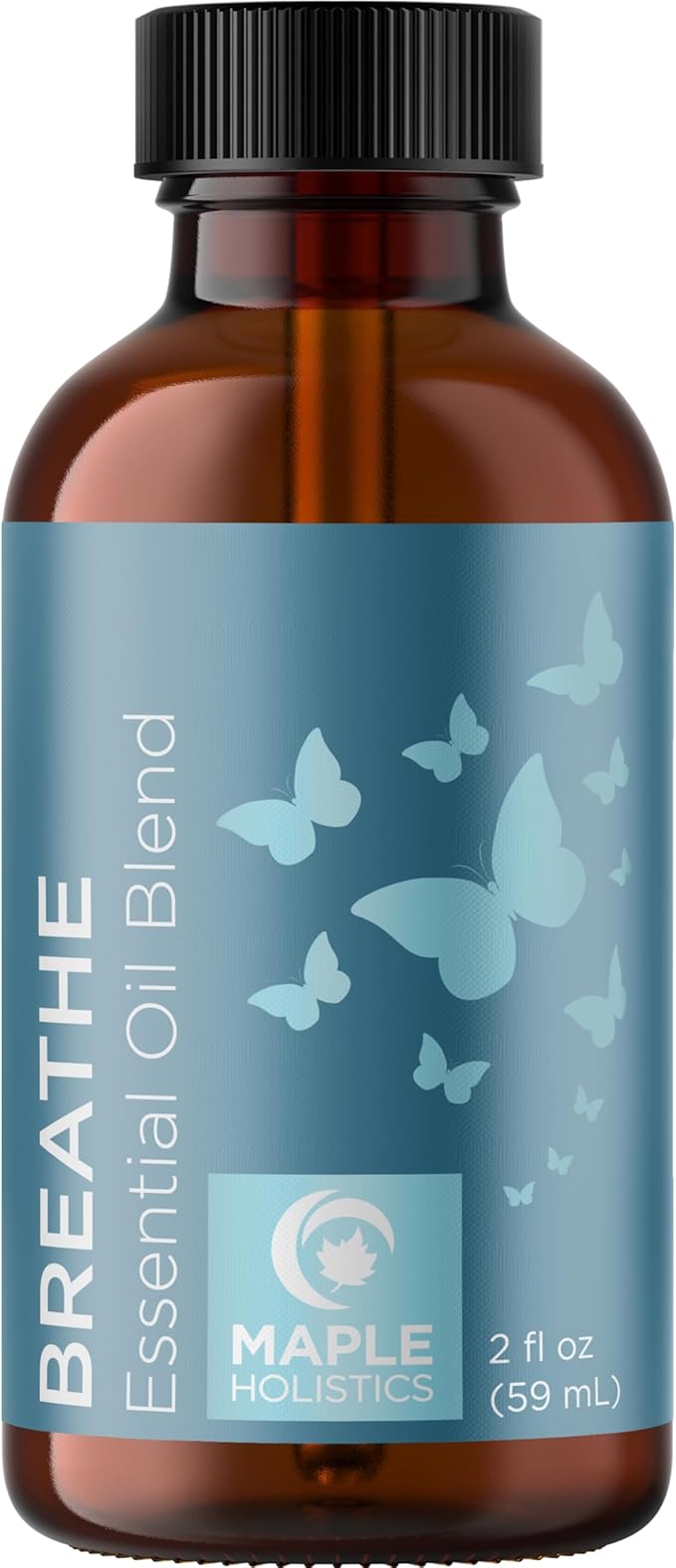 Breathe Essential Oil for Diffuser - Invigorating and Refreshing Breathe Essential Oil Blend with Eucalyptus Peppermint Tea Tree and Mint for Diffusers for Home and Shower Aromatherapy (2 Fl Oz)
