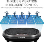 EILISON FitMax 3D XL Vibration Plate Exercise Machine - Whole Body Workout Vibration Platform w/Loop Bands - Lymphatic Drainage Machine for Weight Loss, Shaping, Wellness, Recovery