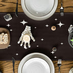 Artoid Mode Spooky Skeleton Spider Bone Halloween Table Runner, Holiday Kitchen Dining Table Decoration for Home Party Decor 13 x 36 Inch