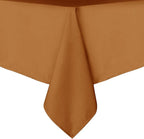 sancua Tablecloth Rectangular - 60 x 120 Inch - Stain and Wrinkle Resistant Washable Fabric Fall Table Cloth Rectangle, Thanksgiving Decorative Polyester Table Cover for Dining, Parties, Bronze