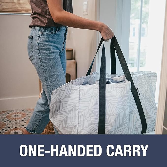 CleverMade Under Bed Storage Bag - Collapsible Storage for Shoes and Clothes Easy Use - Heavy Duty Utility Bag Home