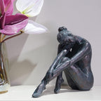 Guichifun Yoga Dancer Statue Home Decoration - Resin Bronze Sculpture Modern Creative Home Garden Statue Handicrafts Art Ware Home Décor Office Room or Outdoor Garden Gifts 16.3 x 7.15 x 13.9 Inch