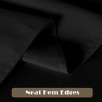 sancua 10 Pack Black Tablecloth 60 x 84 Inch, Rectangle Table Cloth for 4ft Tables - Stain and Wrinkle Resistant Washable Polyester Table Cover for Dining Wedding Banquet Party Buffet Restaurant