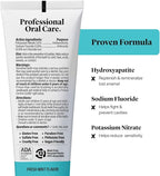 Professional Enamel Rebuilding Toothpaste - 2 Pack - Remineralizing Nano Hydroxyapatite Toothpaste with Sodium Fluoride, ADA Approved, Vegan, 2 x 4.2oz