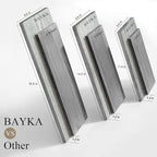 BAYKA Wall Shelves for Bedroom Decor, Floating Wall Shelves for Living Room Kitchen Storage, Wall Mounted Rustic Wood Floating Shelves for Kids Books,Corner Shelves for Bathroom(White，Set of 3)