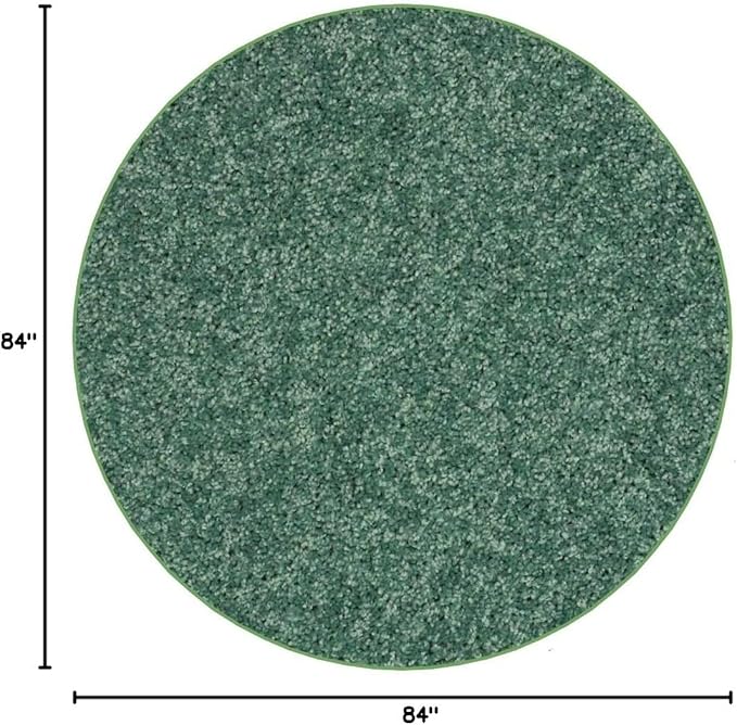 KOECKRITZ Soft and Colorful Kids Classroom Area Rugs (Passes Flammability Pill Test) Many Sizes and Bright Colors to Select from (7' Round, Froggy)