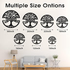 Metal Signs Customized, Tree of Life Metal Signs, Personalized Family Name Sign, Outdoor Metal Wall Art, Metal Tree Wall Decor, Porch Signs Outdoor, Housewarming Gift, Rustic Home Decor