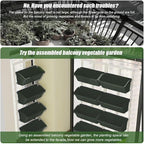 Vertical Wall Hanging Planter, 4-Tier Hanging Planter Rack, 8 Pockets Plant Vegetable Fruit Herb Hanging Pocket Holder Flowerpot or Flowers Vegetables Herb (Army Green)