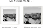 HAUS AND HUES Solid Oak 16”x16” Picture Frame Matted to 12”x12” - 16X16 Square Picture Frame with Mat for 12x12 Picture, White Wood Frame, 16 x 16 Frame with Mat for 12x12 Photo,16x16 Frame with Mat