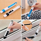 12Pcs Crevice Cleaning Brush,Small Gap Cleaning Brushes for Cleaning Bathroom,Kitchen,Window Grooves,Corners, Sinks, washbasins, Showers, faucets, bathtubs, Gas Stove and Tiles