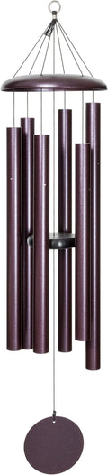 Corinthian Bells by Wind River - 50 inch Plum Wind Chime for Patio, Backyard, Garden, and Outdoor Decor (Aluminum Chime) Made in The USA