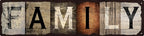 Vintage Tin Sign Retro Metal Family Signs for Home Decor Stylish Wall Art Plaques Gift for Home Bathroom Kitchen and Gothic Wall Decor in Every Room 16x4 in