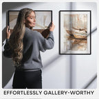 Homeforia 20x20 Picture Frame Black, High End Metal 20x20 Square Poster Frame Matted to 16x16 Print, 20 x 20 Black Frames with Mat 16 x 16 Photo, 20by20 Thin Frames, Tempered Glass, Wall Kit, Set of 1