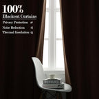 150 Inches Extra Wide Room Divider Draperies, Pinch Pleat Drapes, Absolutely Blackout Sliding Door Drapery, Total Privacy Ceiling Track Curtains, 150" W by 96" L, Taupe (1 Panel)