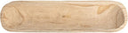 Creative Co-Op Paulownia Wood Oval Bowl | Brown | 22.75" L x 6" W x 3.25" H | (Pack of 4)