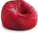 Hobestluk 5FT Bean Bag Chair Giant Bean Bag Chairs for Adults Large Bean Chairs with Removable Cover, Beanbag Chair with Filler, Adult Bean Bag Chairs for Living Room, Bedroom