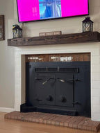 38'' Heavy-Duty Floating Shelf Bracket, Hidden Shelf Bracket for Fireplace Racks and Shelves, if Installed on Studs, max Load of 210 pounds, 38 inches (with Ease kit)