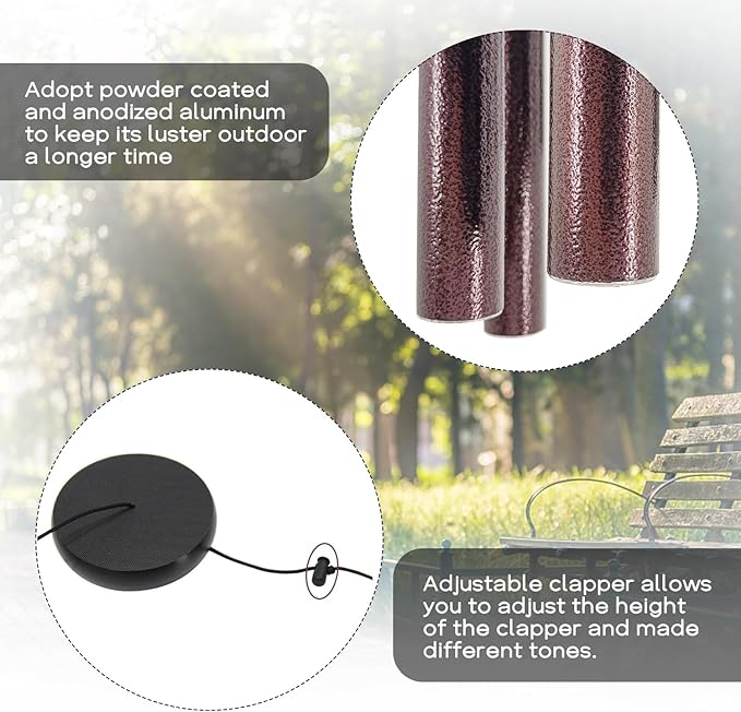 ASTARIN 36" Large Deep Tone Personalized Sympathy Wind Chimes, Memorial Wind Chime for Loss of Mother Father Loved One, Hummingbird Bereavement Gifts Decor Outdoor Patio Garden Graveyard