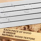 36"x6.8"x1.6" Slanted Floating Wall Shelves 2-Pack - Rustic White Finish, Heavy-Duty Solid Wood Design with Hidden Brackets - Perfect for Living Room, Kitchen, Bathroom, or Office