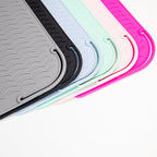 ANGENIL Flat Iron Silicone Mat and Travel Case for Hair Tools - Heat Resistant Mat, Straightener Pad, and Curling Iron Sleeve (9" x 6.5")