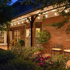 Enbrighten LED Outdoor String Lights 24ft Soft Warm White Patio Lights with Ultra-Durable Shatterproof and Waterproof Acrylic Bulbs for Balcony, Backyard, Porch, Gazebo, Deck, Party and Market, 35629
