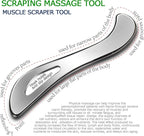 BYYDDIY Stainless Steel Gua Sha Muscle Scraper Tools,Scraping Massage Tools,Scar Tissue Tool,Guasha Massage Scraper Tool,IASTM Tools,Fascia Scraper,Soft Tissue Massage Tool, Guasha Tool for Body