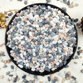 5LBS Succulent and Cactus Gravel Pebbles, 1/5 Inch Natural Decorative Polished Stones, River Rocks for Vases, Aquariums, Terrarium and Outdoor Gardening, Mixed Color