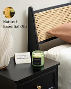 M&SENSE Eucalyptus & Mint Soy Candles for Home Scented, 11.6oz 70 Hour Burn Aromatherapy Candle Gift for Stress Relief, Meditation, Yoga, Relaxing SPA, Reusable Jar for Men and Women