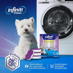 Washing Machine Cleaner Tablets 12 Pack, Formulated for Pet Owners, 8.5oz Washer Machine Cleaner Tablets, Deep Cleaning Descaler for HE, Top & Front Load Washers, Septic Safe - 6 Month Supply