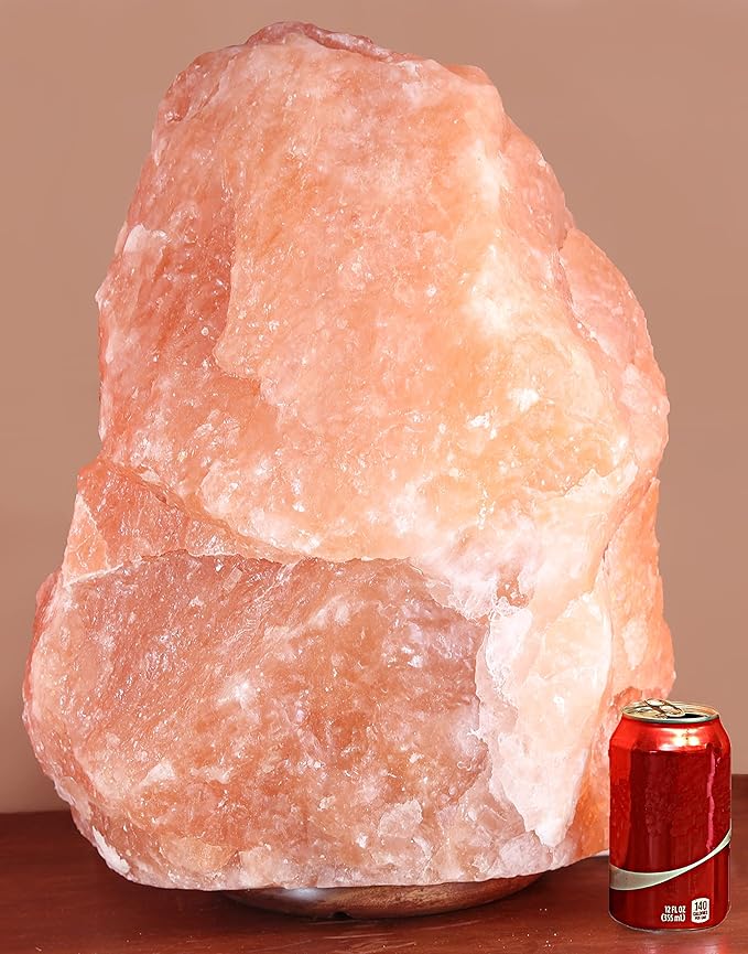 Giant Natural Himalayan Crystal Rock Salt Lamp 145~160 lbs