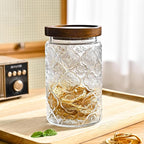 3-Pack 32oz Vintage Glass Jar With Lid, Glass Storage Containers, Airtight Kitchen Storage Containers For Sugar, Coffee, Tea, Spice, Flour, Candy Cookie, Pasta, Cereal