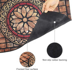CHICHIC Rectangle Entrance Door Mat Large 24 x 36 Inch High Traffic Area Entry Way Doormat Front Door Rugs Outdoors Heavy Duty Welcome Mat, Non Slip Rubber Back Low Profile for Garage