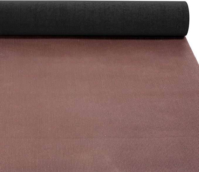 Marine Carpet,5 FT x 10 FT Black Indoor Outdoor Carpet 0.2" Thick Boat Carpet with Water-Proof TPE Backing, Non-Slide Outdoor Marine Carpet Roll for Home, Patio, Porch, Deck