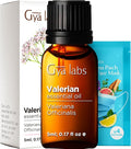 Gya Labs Valerian Essential Oil for Diffuser - 0.17 Fl Oz - 100% Pure Natural Valerian Oil for Skin, Aromatherapy & Candle Making Scent