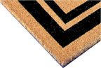 Calloway Mills 152963672C Black Border 36" x 72" Monogram Doormat Letter (C)