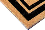 Calloway Mills 152963672N Black Border 36" x 72" Monogram Doormat Letter (N)