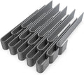 Vodaland Rebar Stakes | J Hook Extra Heavy Duty Rust Proof Coated Steel Ground Anchors with Chisel Point End | Secure Landscaping and DIY Projects | 5/16” Diameter x 16” Inches Long (Pack of 150)