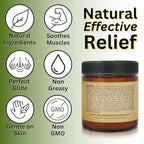 Relief Arnica Cream Natural Lotion for Effective Sore Muscle Relief | Arnica Bruise Cream with Lemongrass & Eucalyptus Essential Oils | Best Massage Lotion for Massage Therapy – 2 Pack